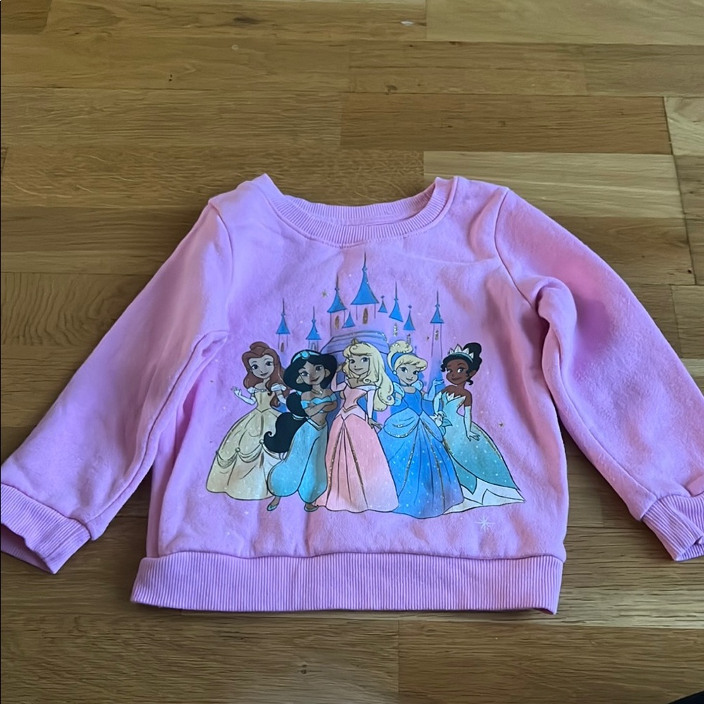 Disney Pink Princess Hoodie Sweatshirt